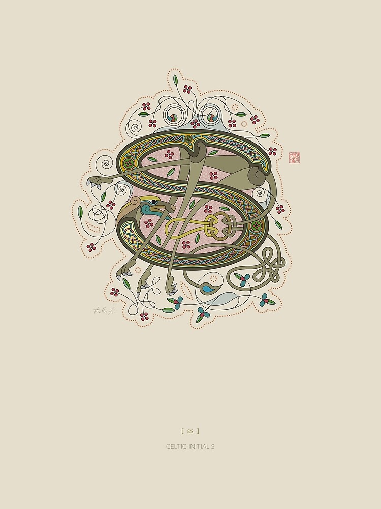 Celtic Initial S by Thoth-Adan