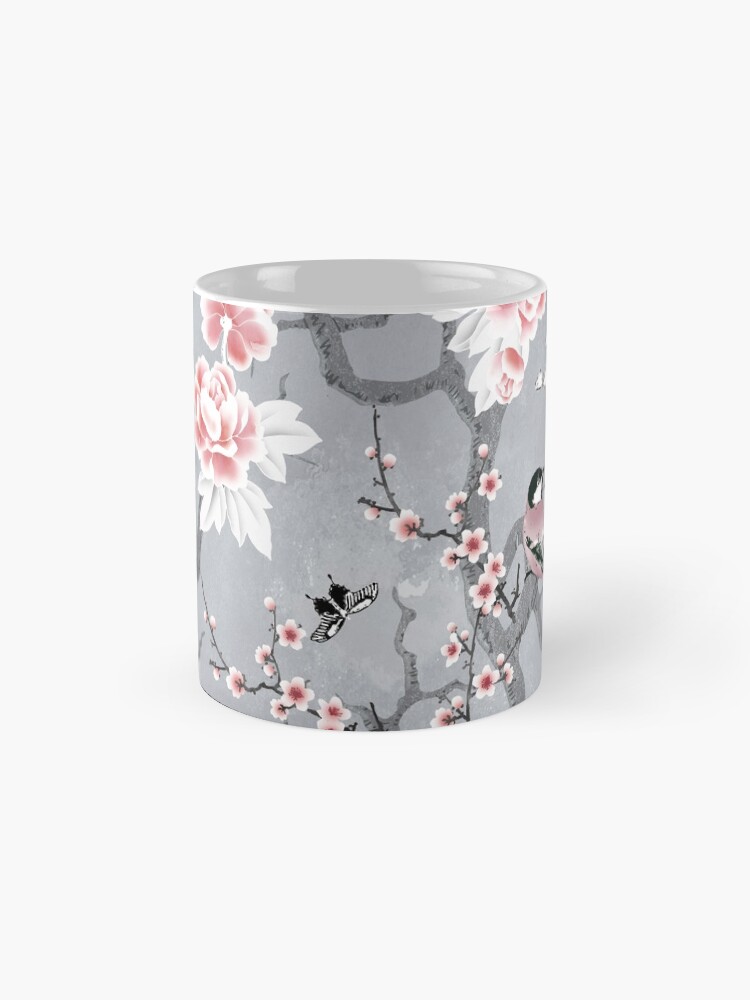Vista alternativa de Taza Pájaros Chinoiserie En Gris