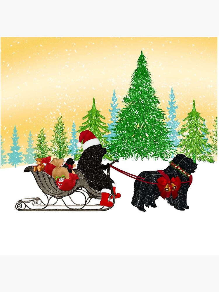 Newfoundland Dog Christmas! by itsmechris