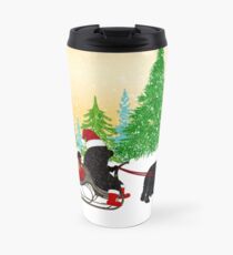 Newfoundland Dog Christmas! Travel Mug