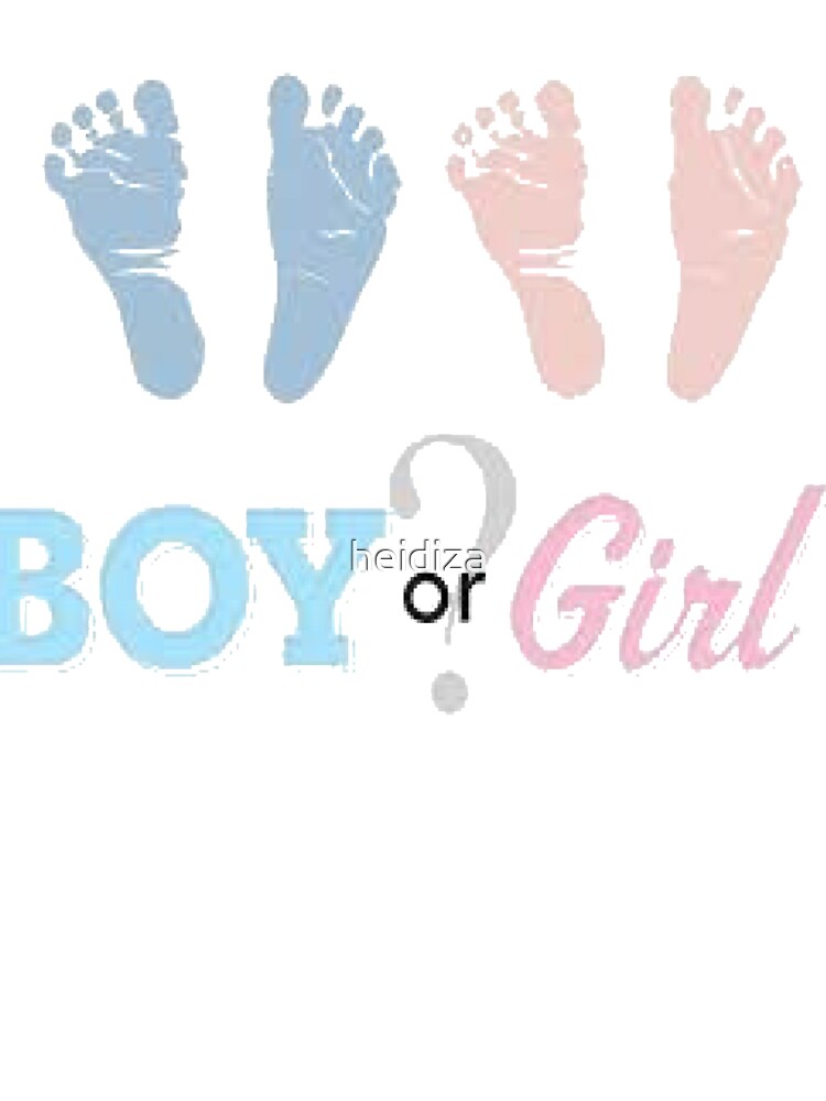 "Boy Or Girl Baby Shower Gender Reveal " Kids TShirt for Sale by