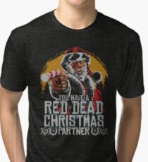 Red Dead Xmas Tri-blend T-Shirt