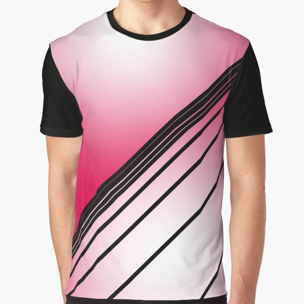★ DIAGONAL★ STRIPE GRAPHIC PRINTING TEE burgundy DA251T10 Red Diagonal Stripes T-Shirts for Sale | Redbubble