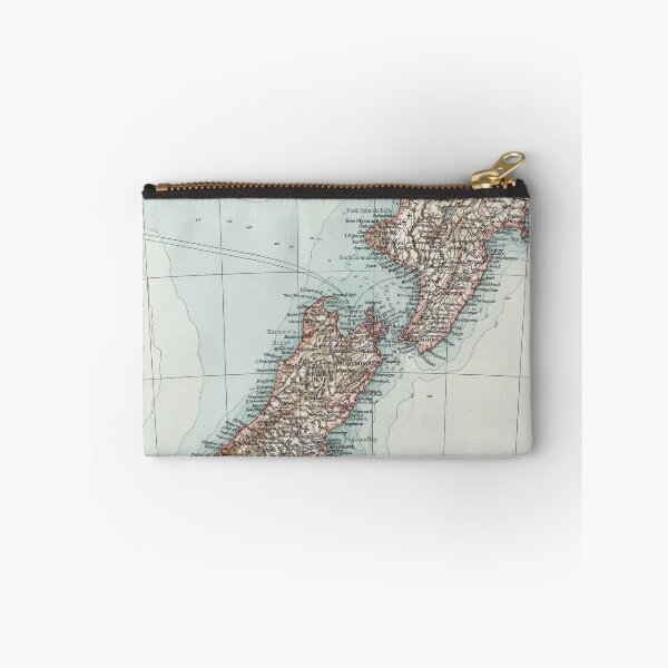 Item preview, Vintage Map of New Zealand (1900) designed and sold by BravuraMedia.