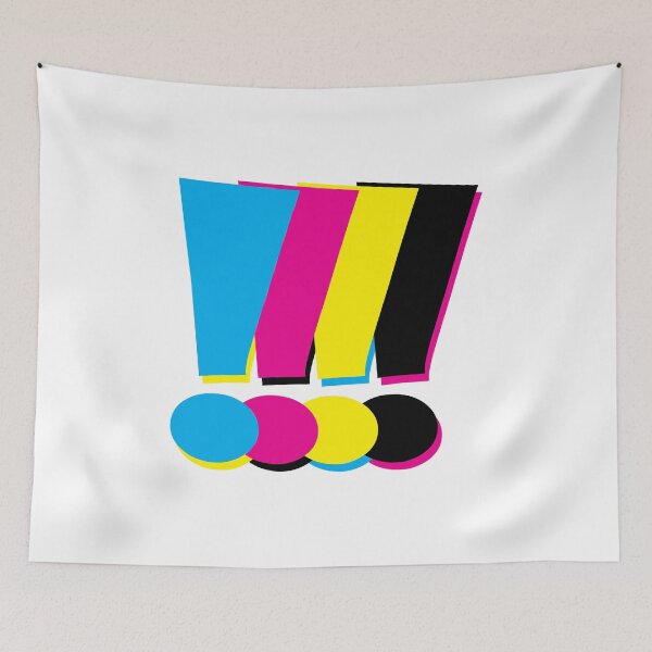 Item preview, CMYK Exclamation Points designed and sold by wheedesign.