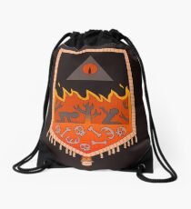 Bill Cipher Tapestry Drawstring Bag