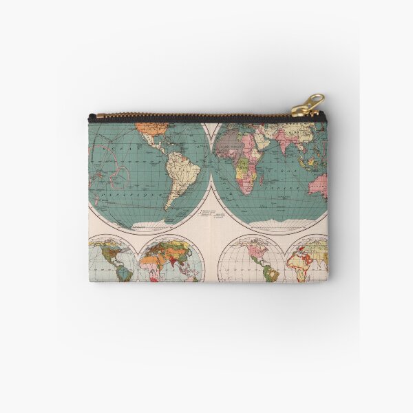 Item preview, Vintage Map of The World (1921) designed and sold by BravuraMedia.
