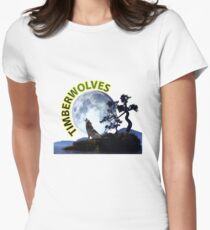 Timberwolves Collectors T-shirts and Stickers Women's Fitted T-Shirt