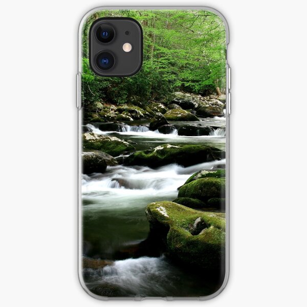 Mossy Mountain Stream iPhone Soft Case