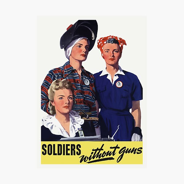 Item preview, Soldiers Without Guns - Women War Workers - WW2 designed and sold by warishellstore.