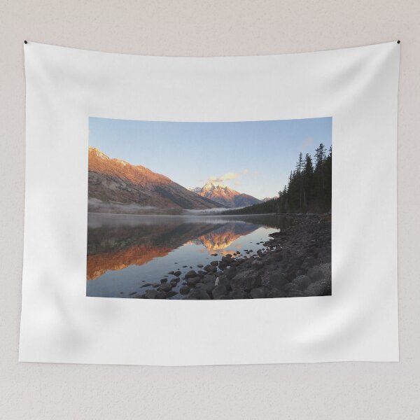 Item preview, Mount Moran Alpenglow Jenny Lake Reflection designed and sold by fungus50.