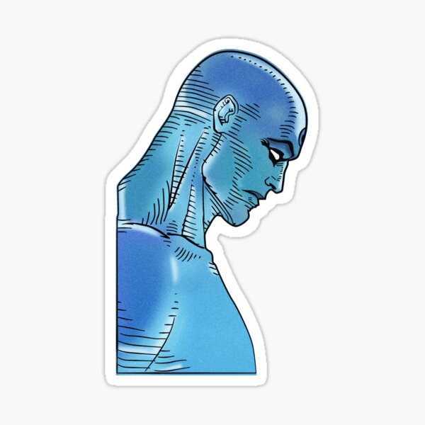 Dr Manhattan Ligma Balls Watchmen Meme Sticker for Sale by UnicornSithLord