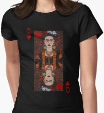 Frida, Queen of Hearts II Women's Fitted T-Shirt