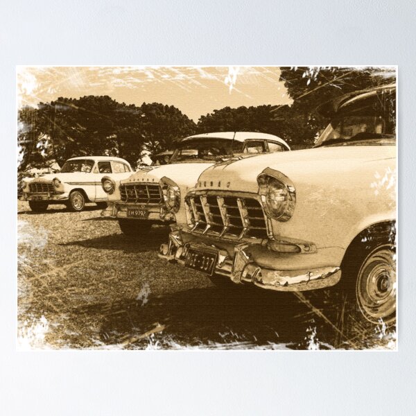 Classic FC Holden Cars Poster