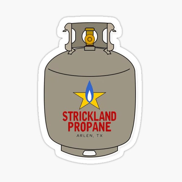 King of the Hill  Propane Hank Sticker