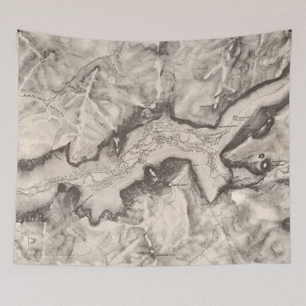 Item preview, Vintage Map of Yosemite Valley (1870) designed and sold by BravuraMedia.