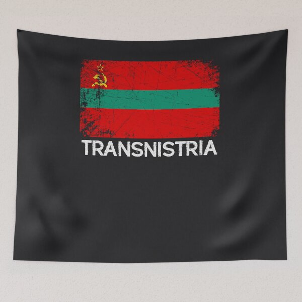 Item preview, Transnistrian Flag Art | Vintage Made In Transnistria Gift designed and sold by melsens.