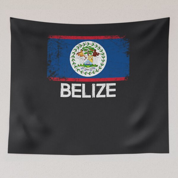 Item preview, Belizean Flag Design | Vintage Made In Belize Gift designed and sold by melsens.
