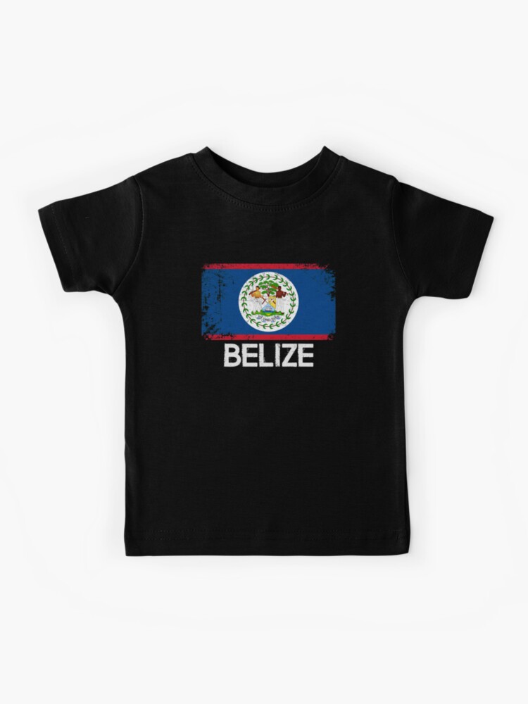 Belizean Flag T-Shirt | Vintage Made In Belize Gift