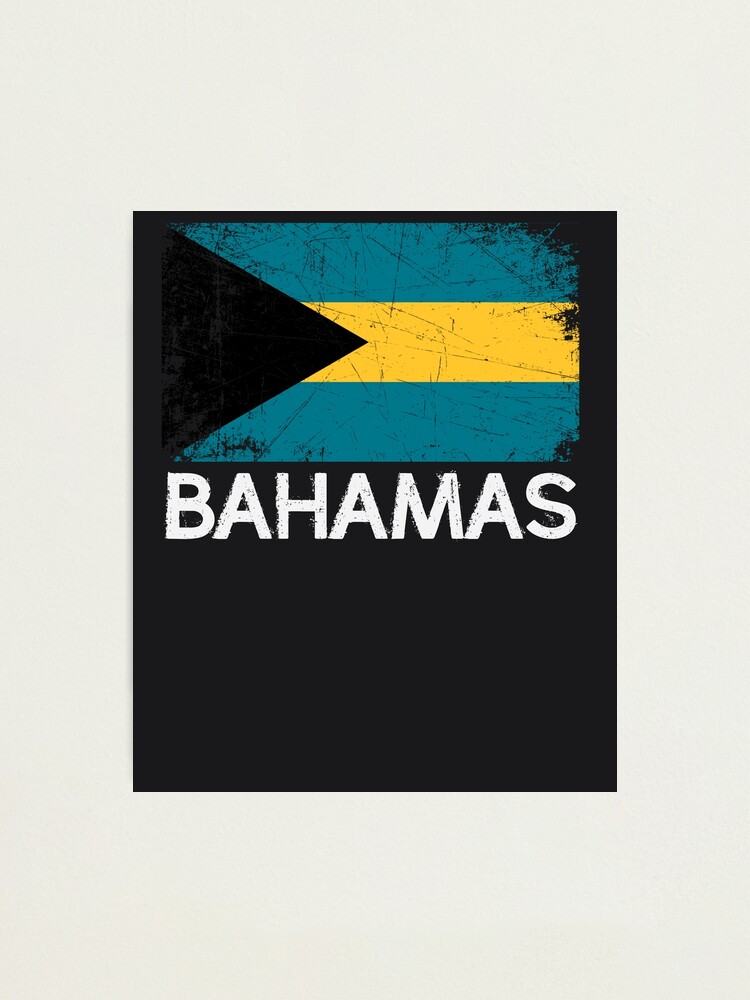 Bahamian Flag T-Shirt | Vintage Made In Bahamas Gift Bahamian Flag T-Shirt | Vintage Made In Bahamas Gift