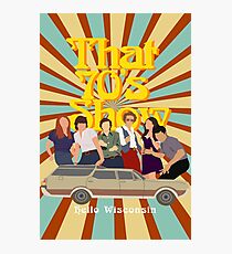Diese 70'er Show Fotodruck