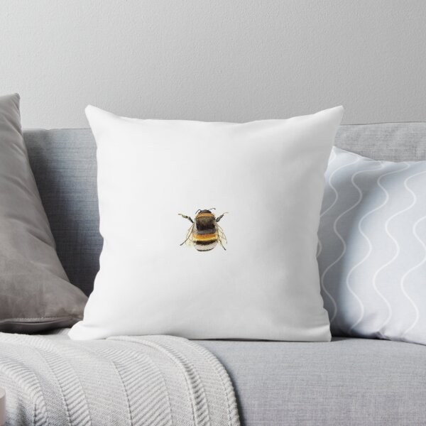 Bumble Bee Throw Pillow