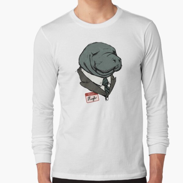 Hugh Manatee Long Sleeve T-Shirt