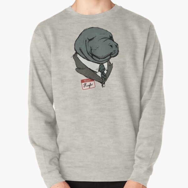 Hugh Manatee Pullover Sweatshirt