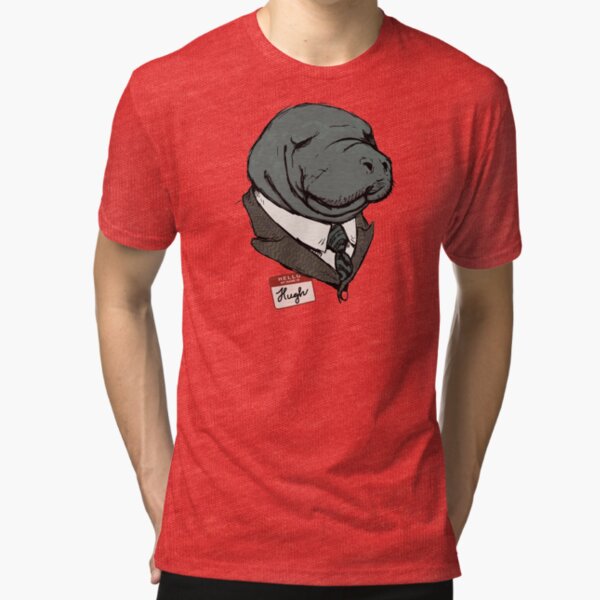 Hugh Manatee Tri-blend T-Shirt