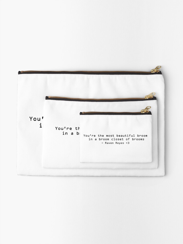 Alternate view of Most Beautiful Broom Zipper Pouch