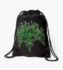 herbaceous head Drawstring Bag