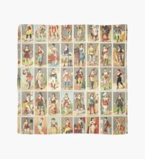 Berufe für Frauen Series Trading Cards Massive Collage Tuch