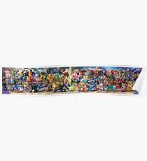 Super Smash Bros Ultimate Poster All Characters Poster