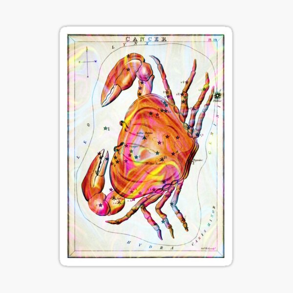 Artikel-Vorschau von Psychedelischer Krebs, designt und verkauft von jennakdesigns.