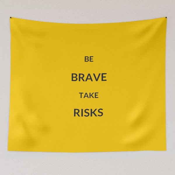 Item preview, ~ BE BRAVE TAKE RISKS ~ designed and sold by Inspirationmotivation.