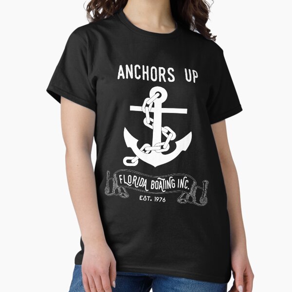Vista previa del artículo con la obra «Anclas arriba - Florida Boating Inc.», diseñado y vendido por HighBrowDesigns.