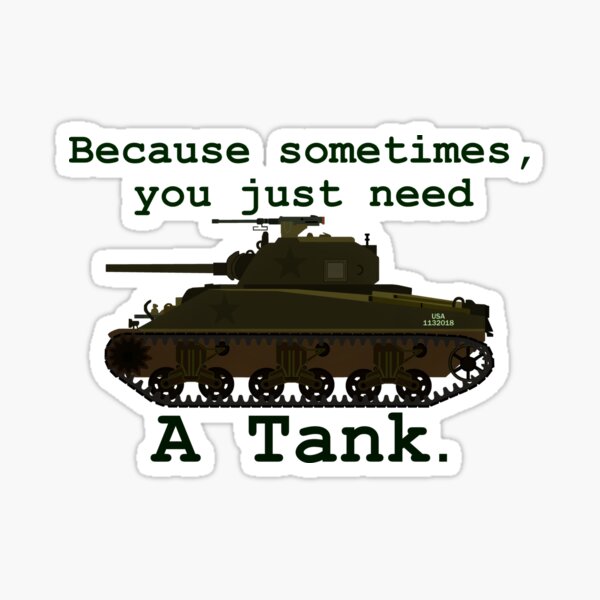 Vista previa del artículo con la obra «M4 Sherman», diseñado y vendido por Adam Burpo.