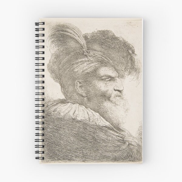 Item preview, Head of an old man facing right, from the series of 'Large Oriental Heads' designed and sold by guagamela617.
