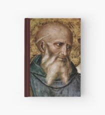 Der heilige Benedikt von Nursia (Ausschnitt aus einem Fresko von Fra Angelico) Notizbuch