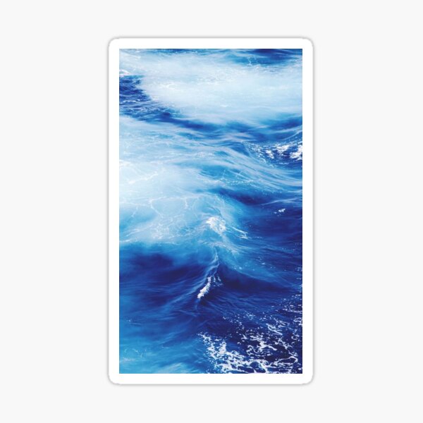 Item preview, wavy sticker designed and sold by clara thomas.