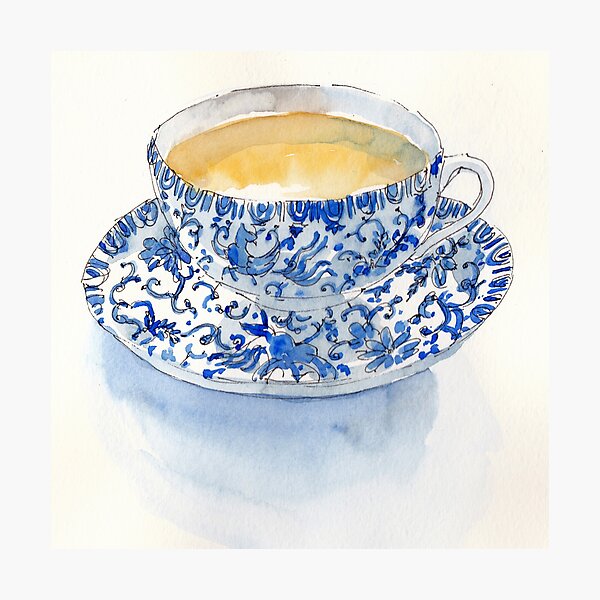 Japanese Teacup Photographic Print