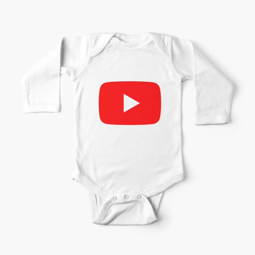 Youtube Icon Baby One Piece By Zparitymajestic Redbubble