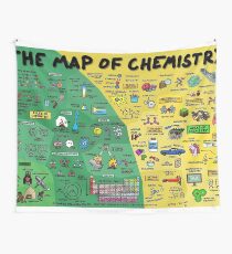 Die Karte der Chemie - Wandbehang