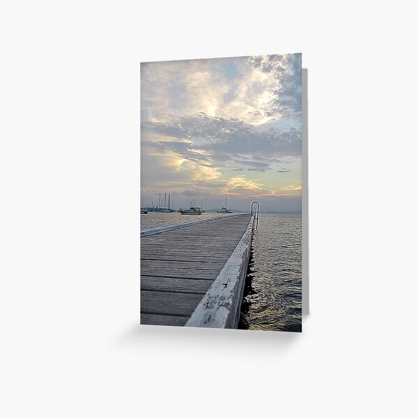 Belmont Jetty - NSW Australia Greeting Card