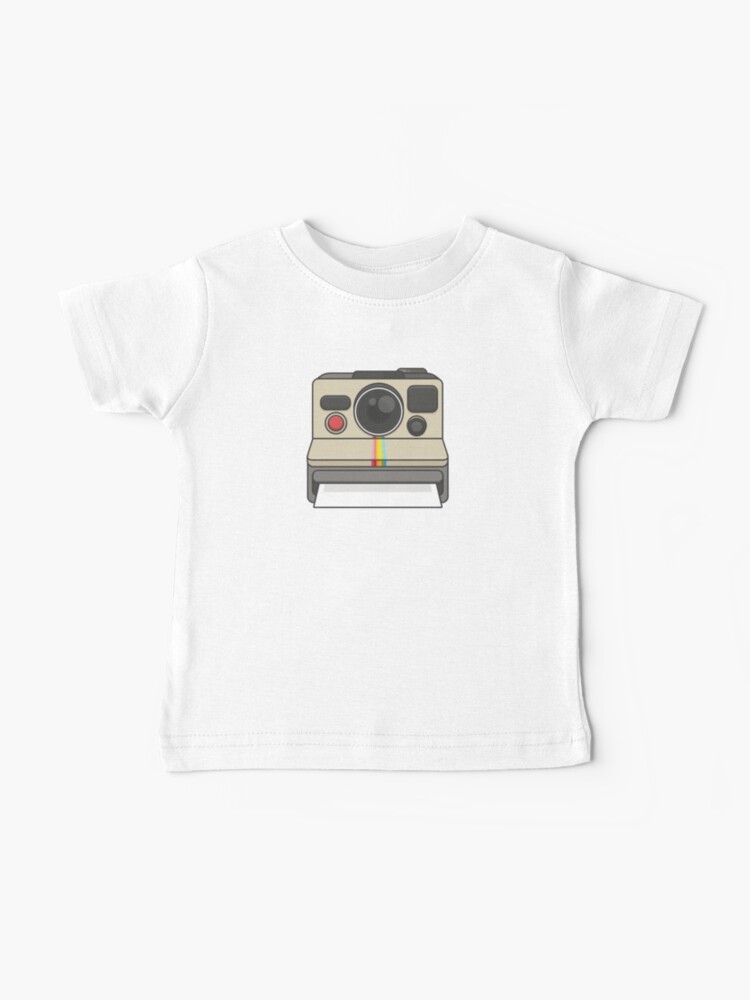 Polaroid Camera Baby T Shirt - roblox logo remastered black graphic t shirt dress by lukaslabrat