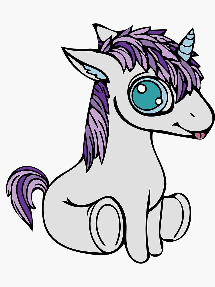 Unicorn - Cute and Adorable by 1x1PixelCorp