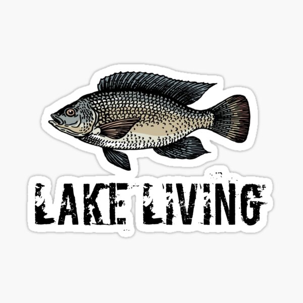 Crappie Shirt - Crappie Fishing - Crappie Equals Happy - Fish Shirt -  Fishing Shirt Sticker for Sale by Galvanized