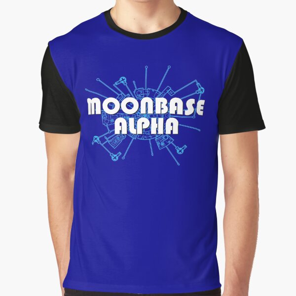 SPACE 1999 MOONBASE ALPHA+ALPHA DIAGRAM Graphic T-Shirt