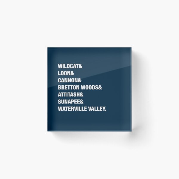 Item preview, New Hampshire Ski Resorts designed and sold by ChasingGnarnia.
