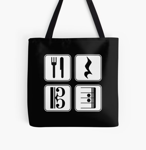 Alto Clef Music Eat Rest Play Repeat Musician Viola Player Tote Bag